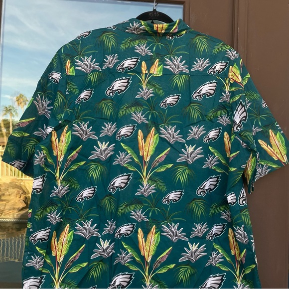 NFL Team Apparel * Philadelphia Eagles Party Shirt 2XL - Picture 7 of 11